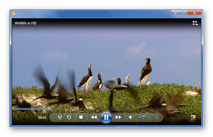 Воспроизведение WMV в Windows Media Player