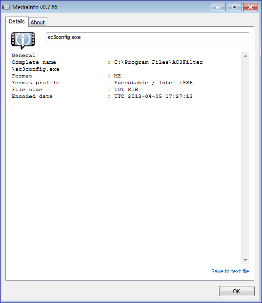 Медиа инфо в пакете K-Lite Codec Pack