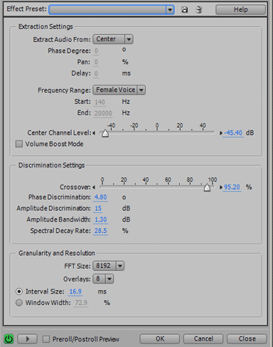 удаление вокала в Adobe Audition 