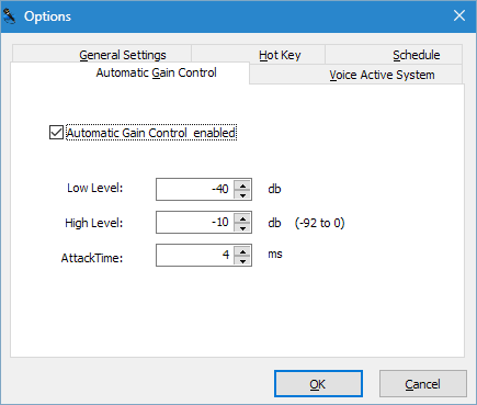 Gain Control Free Sound Recorder