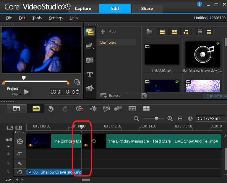 Обрезка видео в Ulead VideoStudio