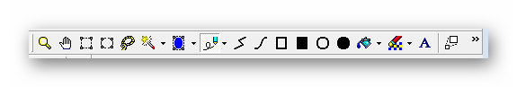 Панель инструментов GraphicsGale