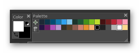 Палитра цветов PyxelEdit