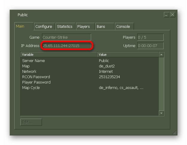 Создание сервера Conter Strike через программу Хамачи