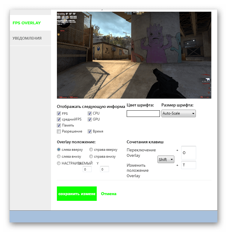 FPS OVERLAY CAM