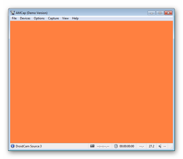 Главное окно программы AMCap