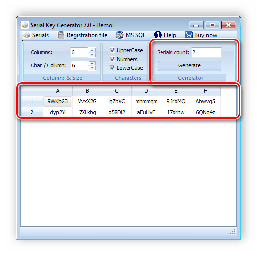 Генерация ключей Serial Key Generator