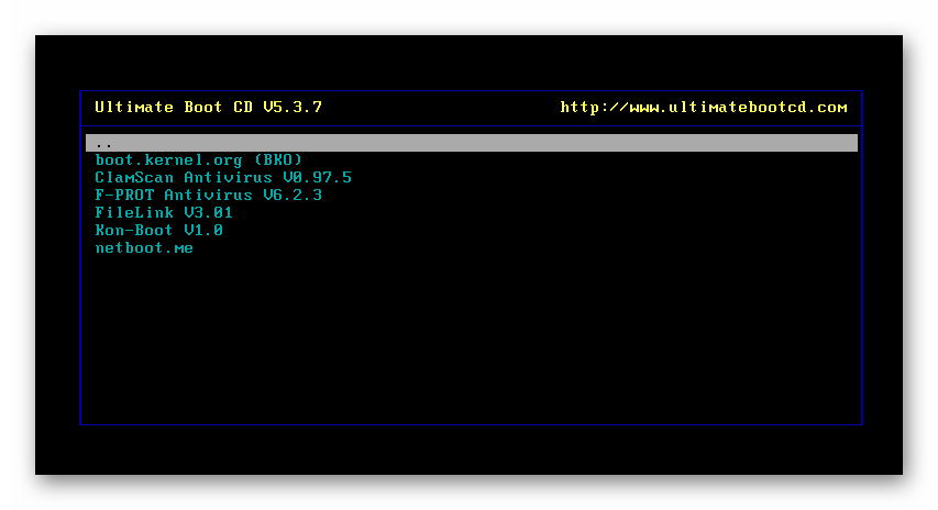 Другие программы в Ultimate Boot CD