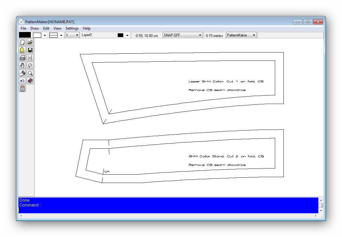 Работа в редакторе PatternViewer