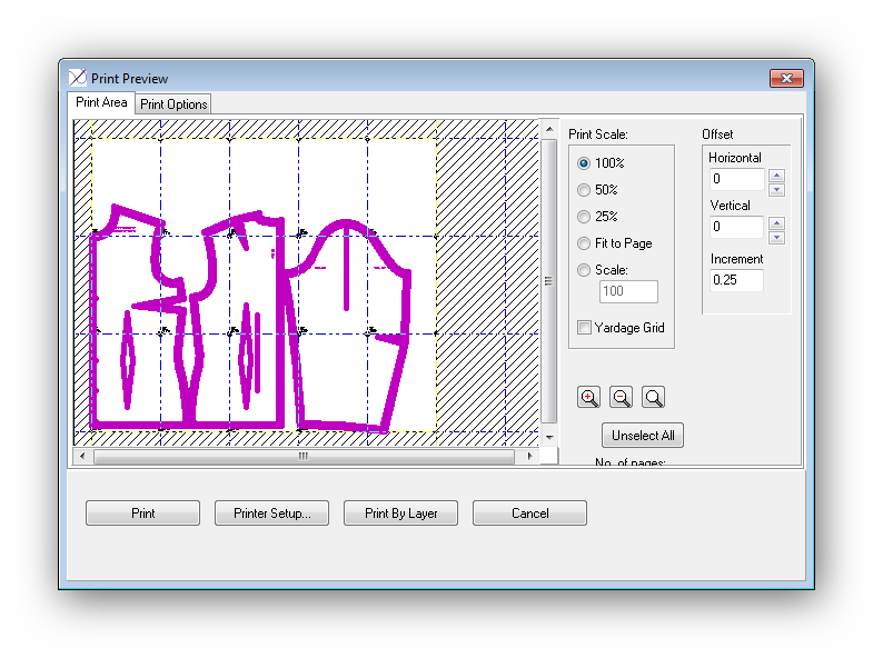 Печать проекта PatternViewer