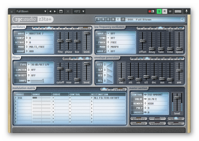 Плагин эффектов Sonar Platinum