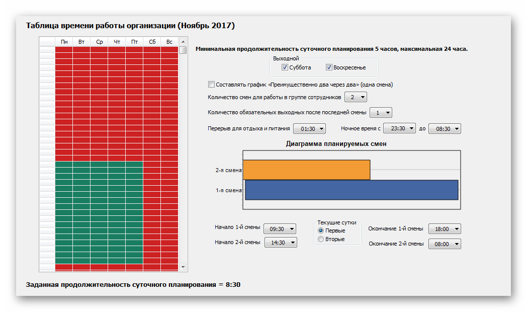 Создание графика AFM Scheduler 1 11