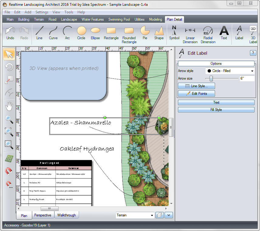 Инструменты черчения в Realtime Landscaping Architect