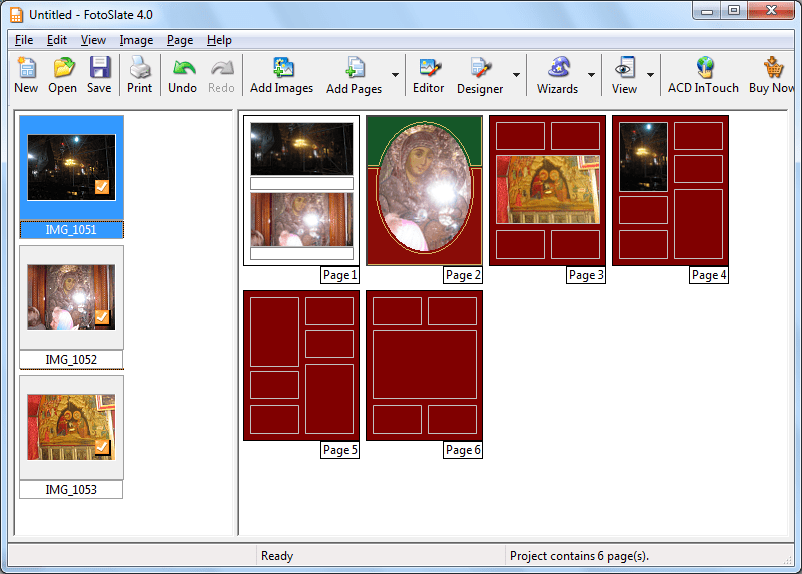 Изготовление альбома  в программе ACD FotoSlate