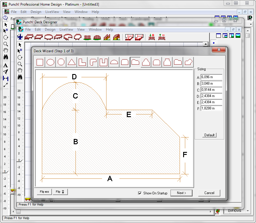 Конфигуратор веранд в Punch Home Design