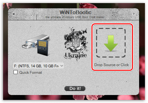 Работа с дистрибутивами Windows в WiNToBootic