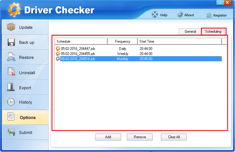 Планирование в Driver Checker