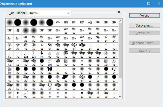 Управление наборами в Фотошопе (2)