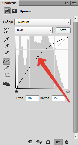 Кривые в Фотошопе