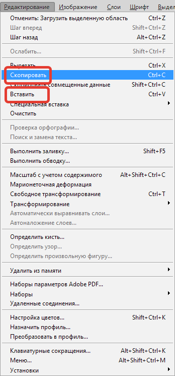 Копирование в фотошопе (2)