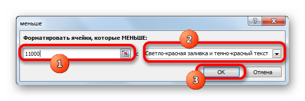 Окно форматирования в Microsoft Excel