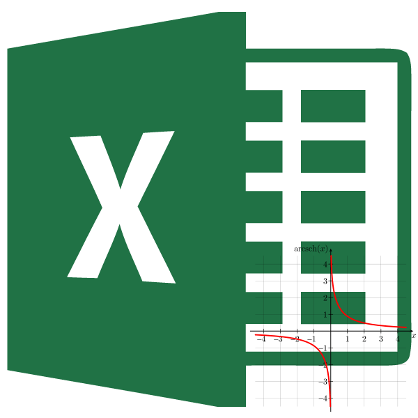 Функція арктангенса в Excel