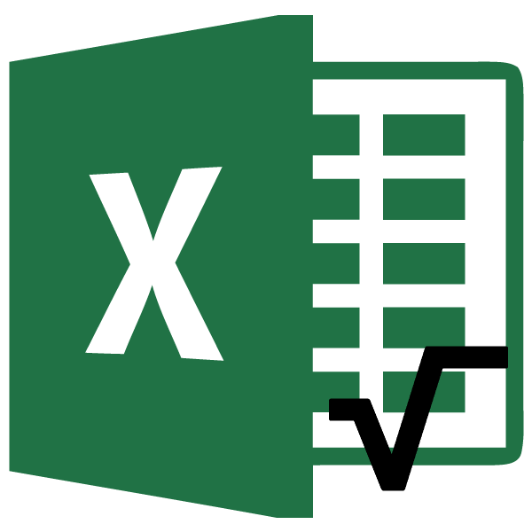 Извлечение корня в Microsoft Excel