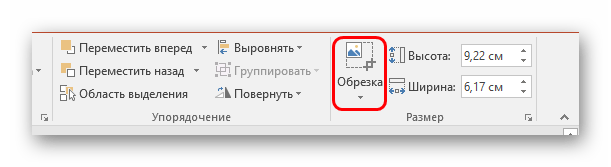 Обрезка в PowerPoint