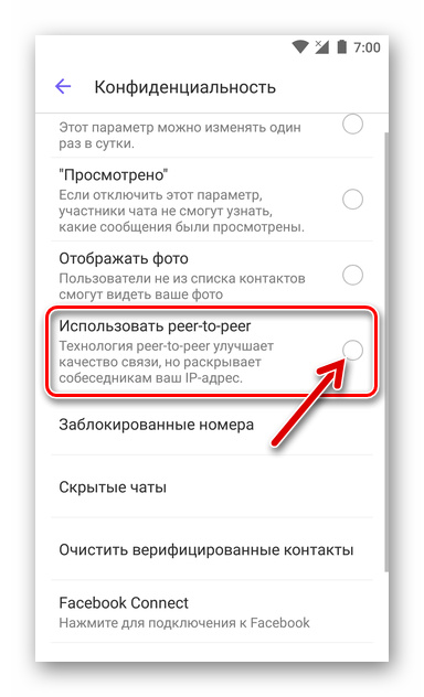 Viber запрет использования мессенджером технологии peer-to-peer