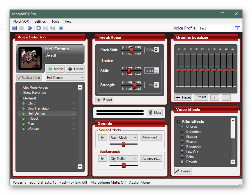 Использование программы MorphVox Pro для изменения голоса в Discord