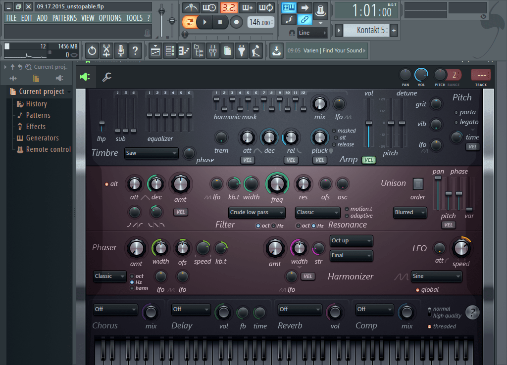 Инструмент в FL Studio