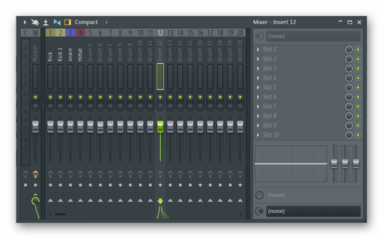 Микшер FL Studio