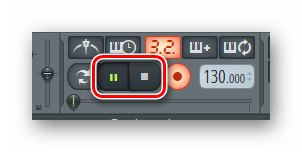 Остановить запись FL Studio