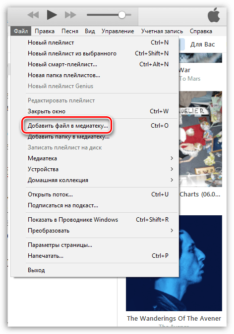 Как добавить музыку с компьютера в iTunes