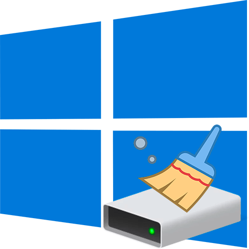 как очистить диск д на виндовс 10