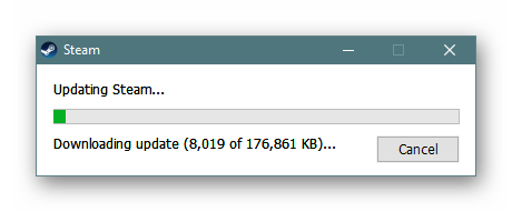 Обновление клиента Steam
